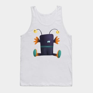 Hug me monster with stalk eyes Tank Top